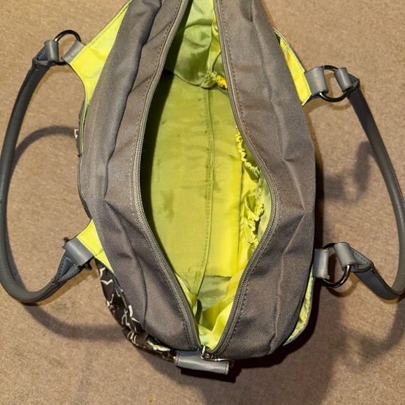 JJ Cole lime green and Gray Baby Bag - Picture 7 of 10